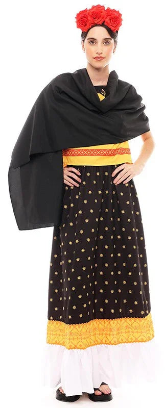 Disfraz de Mexicana Frida Kahlo para Mujer Frida Kahlo Partilandia